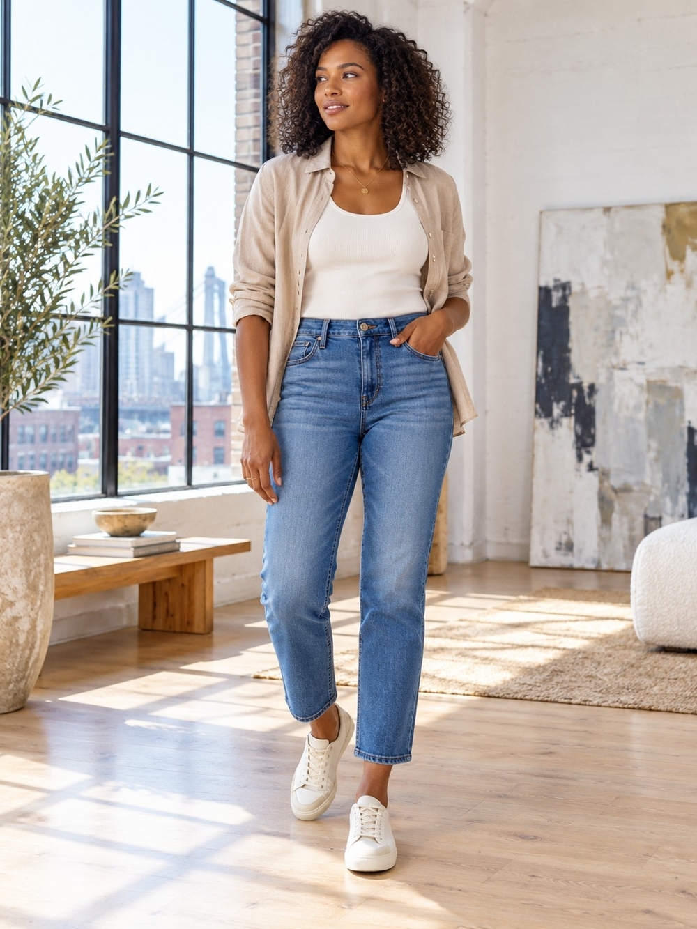 Madewell Roadtripper Stovepipe Jeans Randie Wash High Rise Size 28